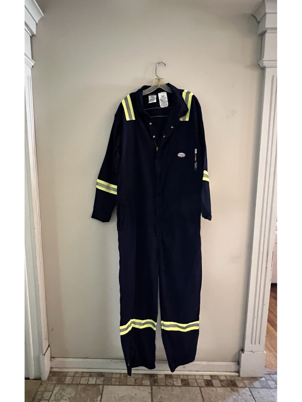 RASCO Flame Fire Resistant FR Men Size 48R Overalls Reflective Stripes Work Gear